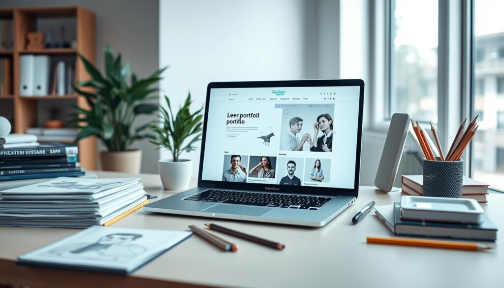 cara membuat web portfolio
