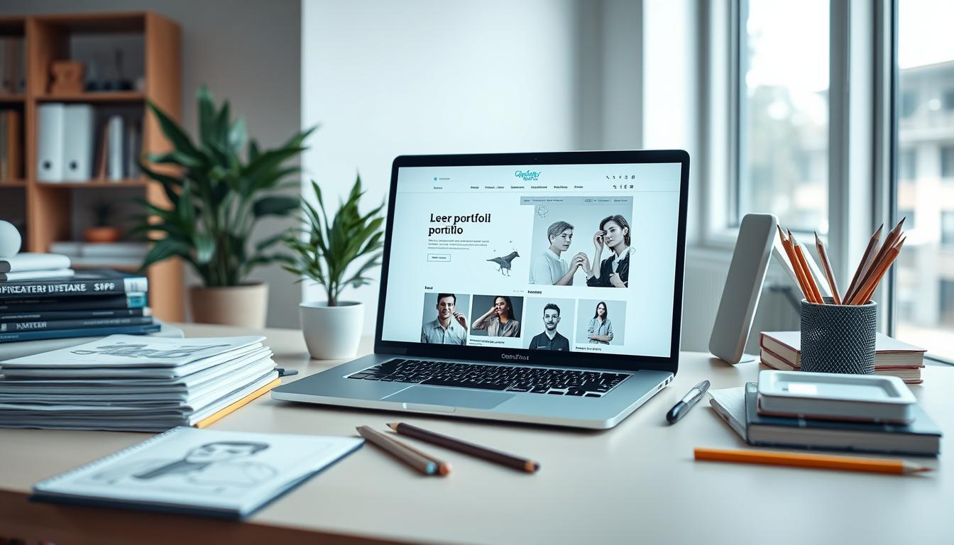 cara membuat web portfolio