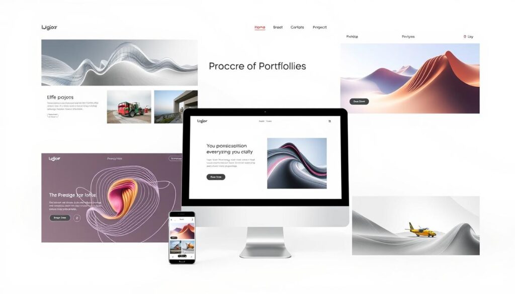 desain web portfolio terbaik