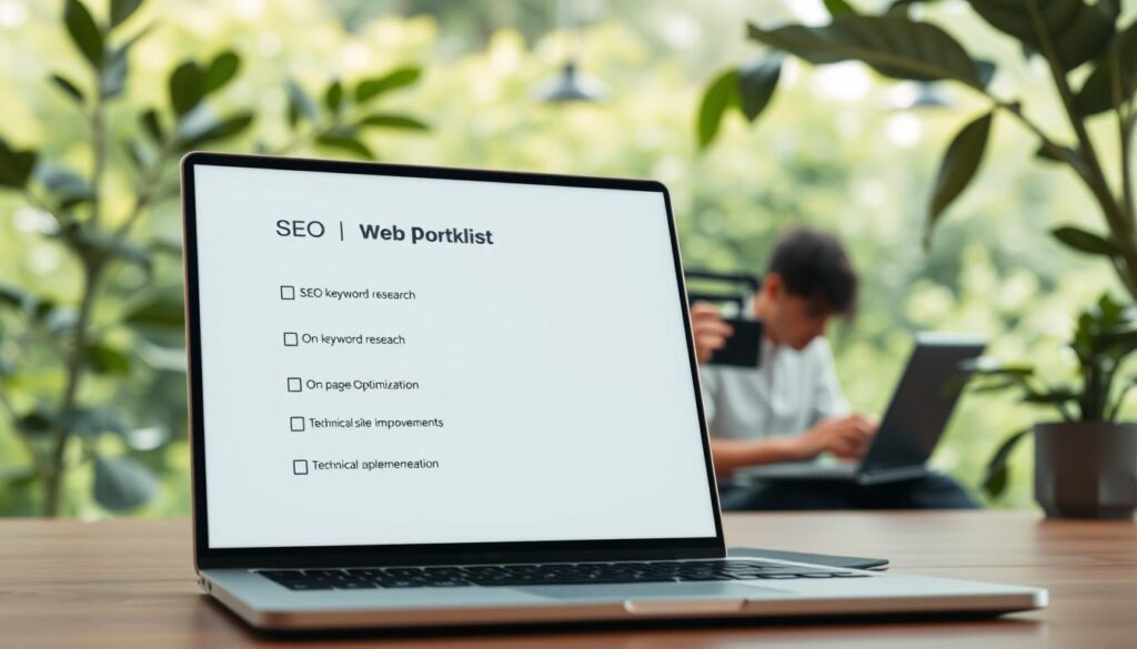 teknik optimasi SEO untuk web portfolio