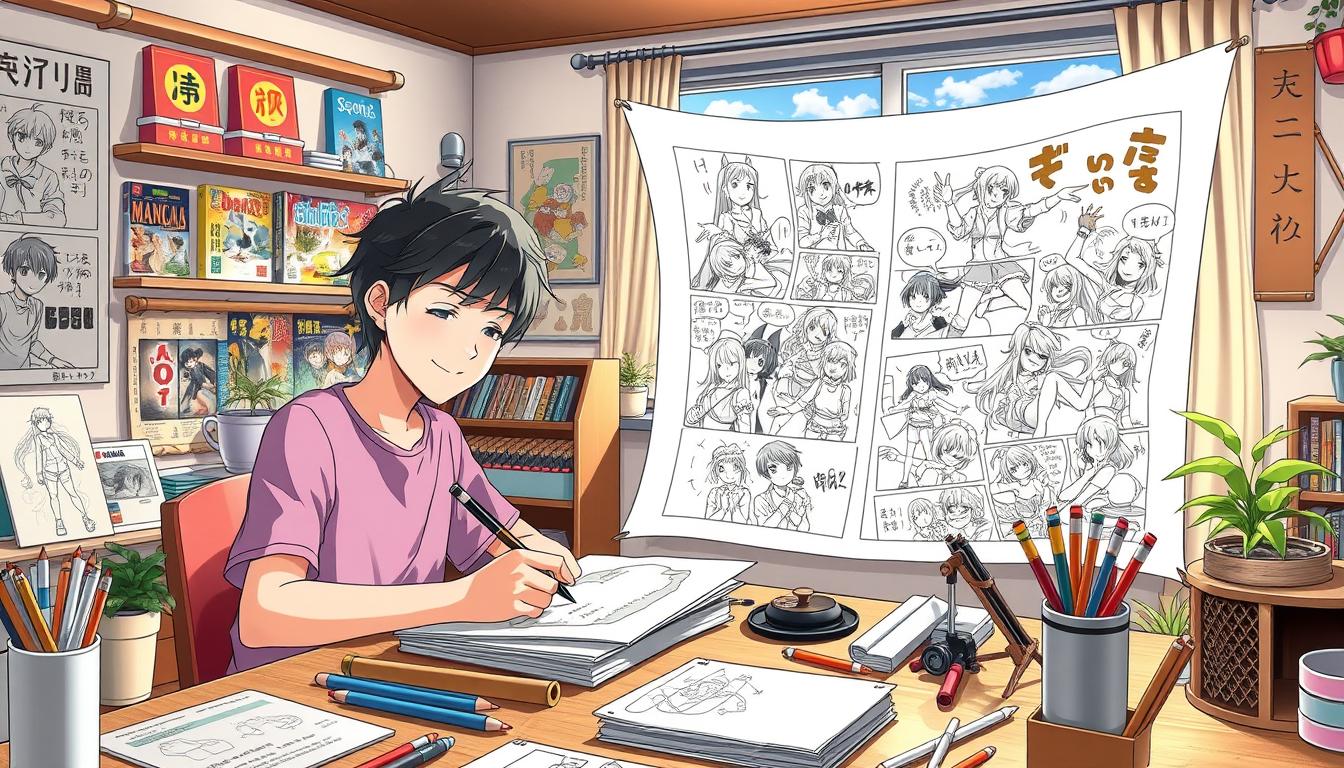 tutorial menggambar manga